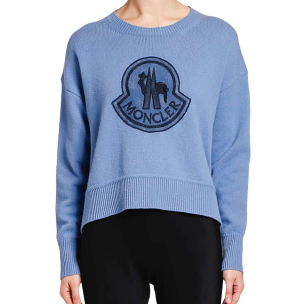 Moncler Relaxed Logo-Patch Sweater